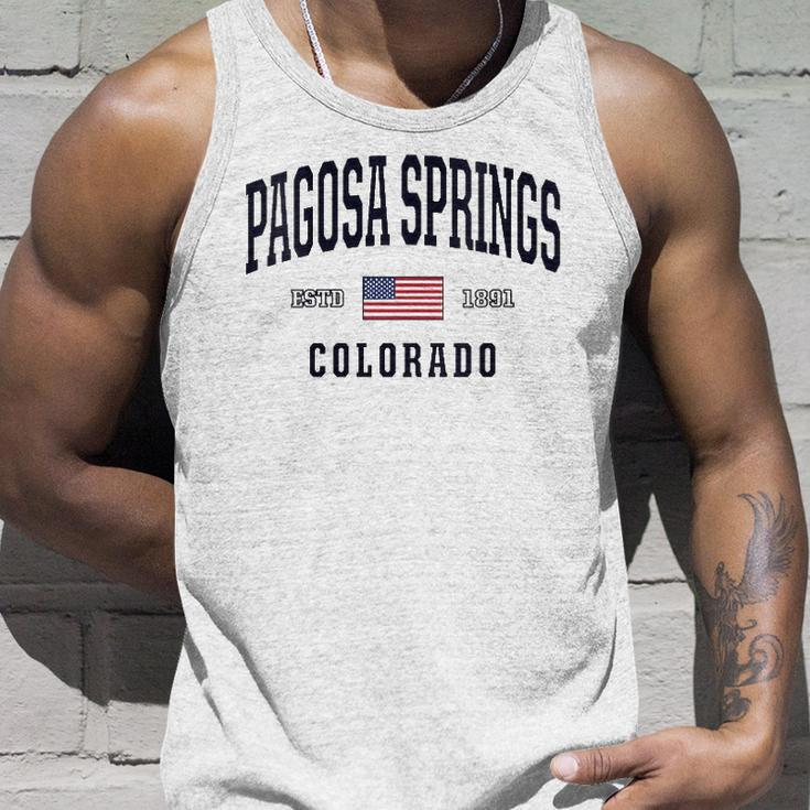 Womens Usa Flag Stars &Amp Stripes Pagosa Springs Colorado Unisex Tank Top Gifts for Him
