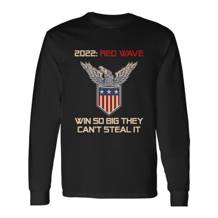 2022 Red Wave Conservative Republican Elections Long Sleeve T-Shirt