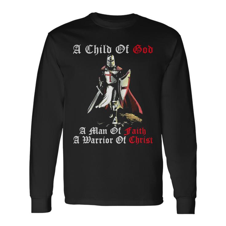 Knights Templar T Shirt A Child Of God A Man Of Faith A Warrior Of