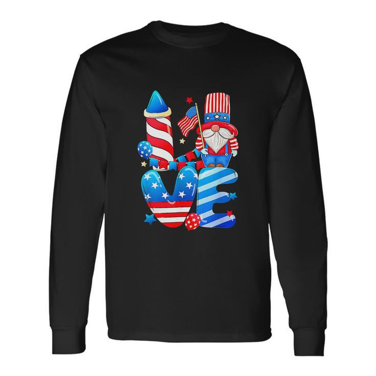 4Th Of July 2022 Patriotic Gnomes Long Sleeve T-Shirt Gifts ideas
