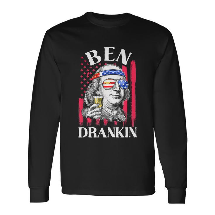 4Th Of July American Men Patriotic Fourth Long Sleeve T-Shirt
