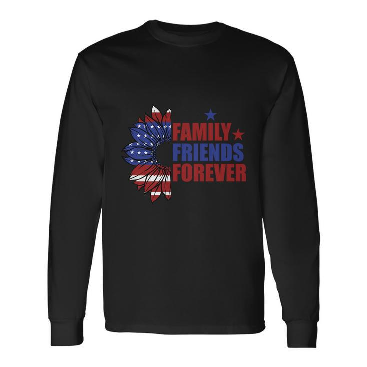 4Th Of July Friend Forever Proud American Long Sleeve T-Shirt