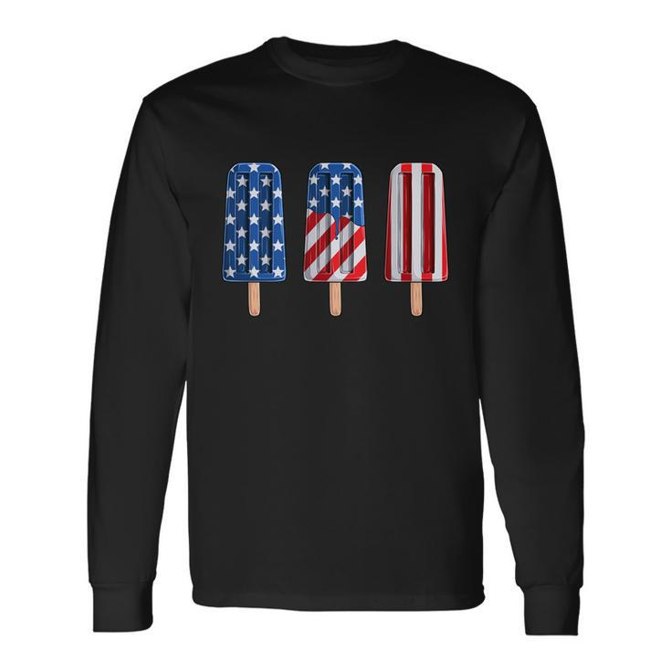 4Th Of July Summer America Independence Day Patriot Usa Long Sleeve T-Shirt