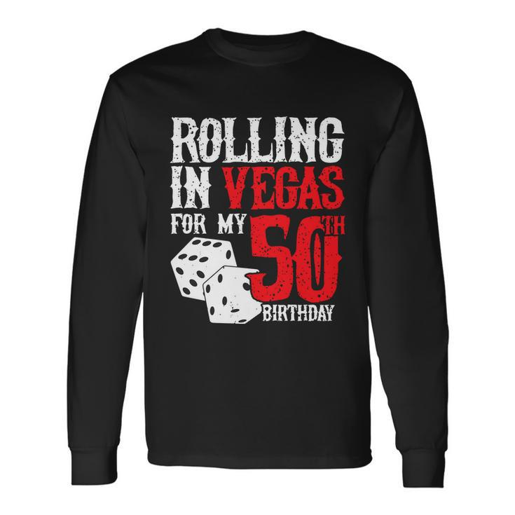 50Th Birthday Vintage V10 Long Sleeve T-Shirt
