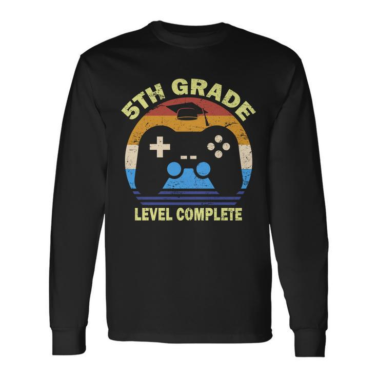 5Th Level Complete School Graduation Tshirt Long Sleeve T-Shirt Gifts ideas