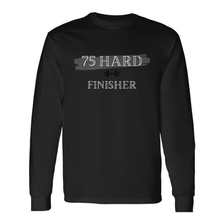 75 Hard Finisher Long Sleeve T-Shirt - Thegiftio