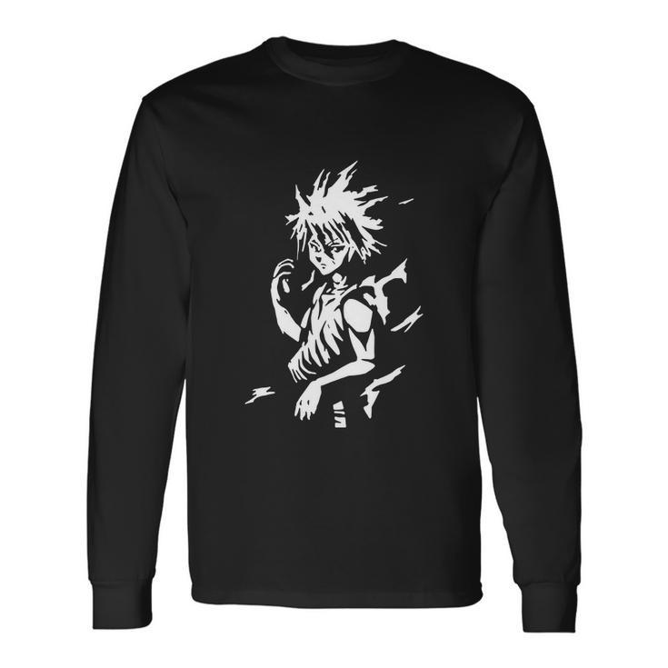 A7 Killua Assassin Lightning Aura Hunter Tshirt Long Sleeve T-Shirt