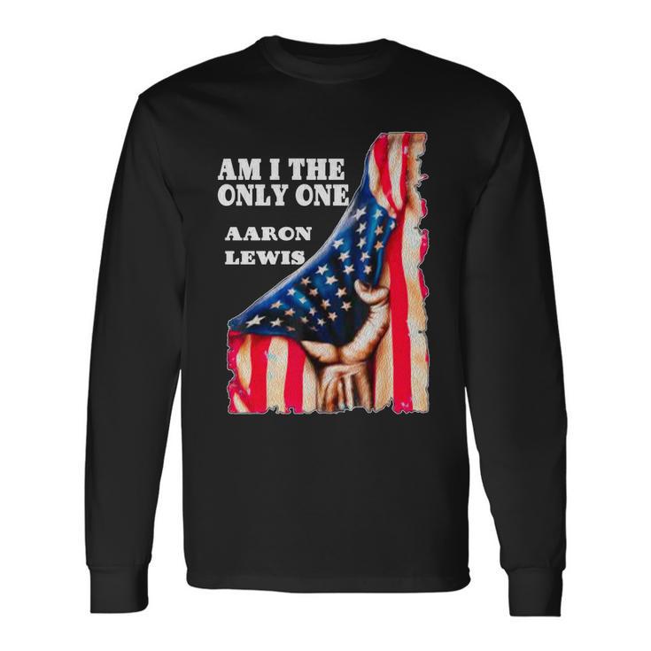 Aaron Lewis Am I The Only One Us Flag Tshirt Long Sleeve T-Shirt