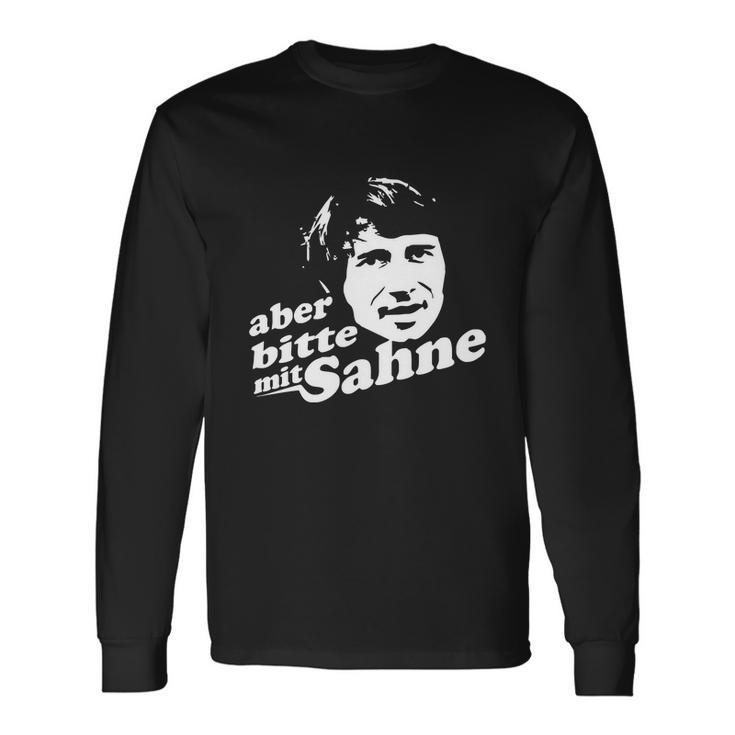 Aber Bitte Mit Sahne Udo Jürgens Long Sleeve T-Shirt Gifts ideas