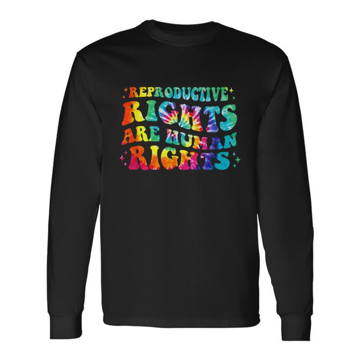 Aesthetic Reproductive Rights Are Human Rights Feminist Long Sleeve T-Shirt