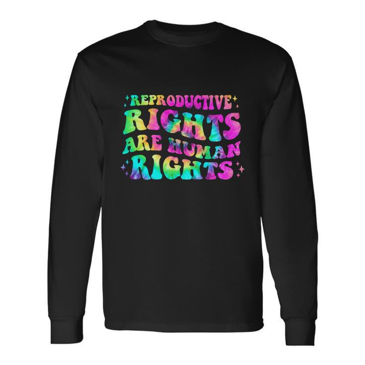 Aesthetic Reproductive Rights Are Human Rights Feminist V4 Long Sleeve T-Shirt