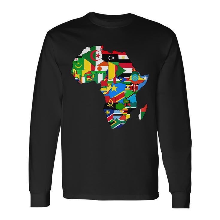Africa Proud African Country Flags Tshirt Long Sleeve T-Shirt