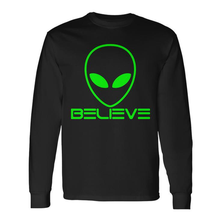 Alien Believe Science V2 Long Sleeve T-Shirt
