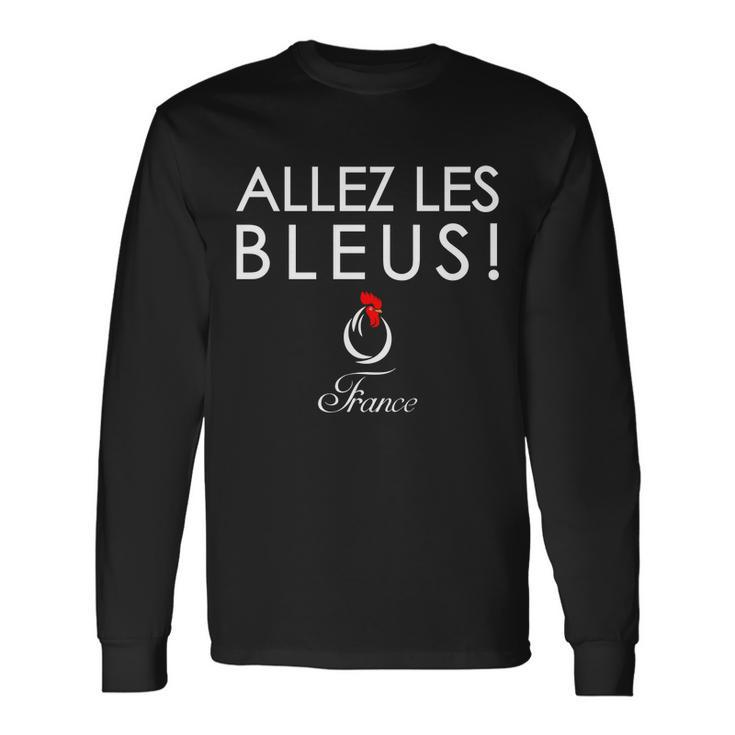 Allez Les Bleus France Soccer Long Sleeve T-Shirt