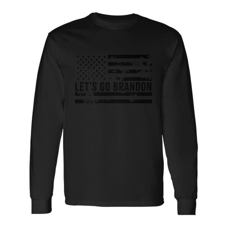 Anti Biden Brandon Chant Brandon Brandon Biden Lets Go Brandon Biden Long Sleeve T-Shirt