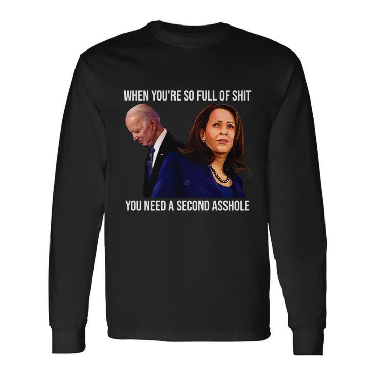 Anti Biden Harris 2021 Anti Biden Shirt Long Sleeve T-Shirt