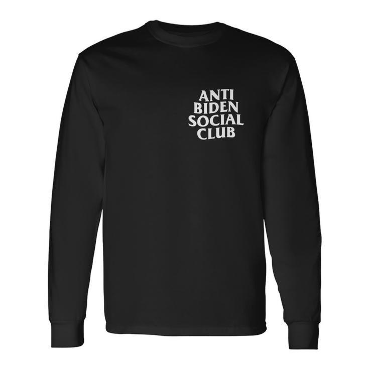 Anti Biden Social Club V2 Long Sleeve T-Shirt