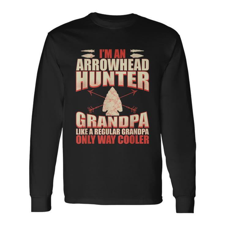 Arrowhead Hunting Arrowhead Hunter Grandpa V2 Long Sleeve T-Shirt