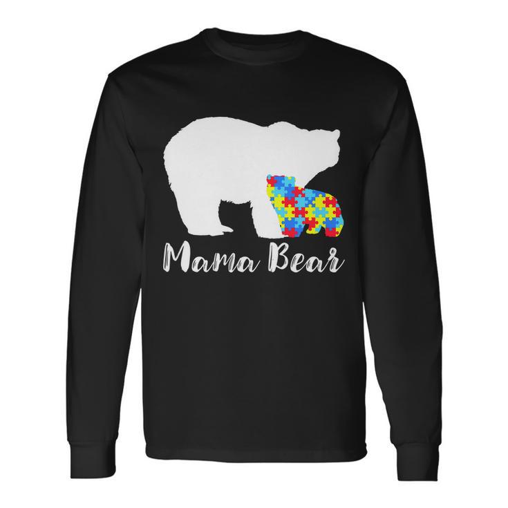 Autism Mama Bear Long Sleeve T-Shirt