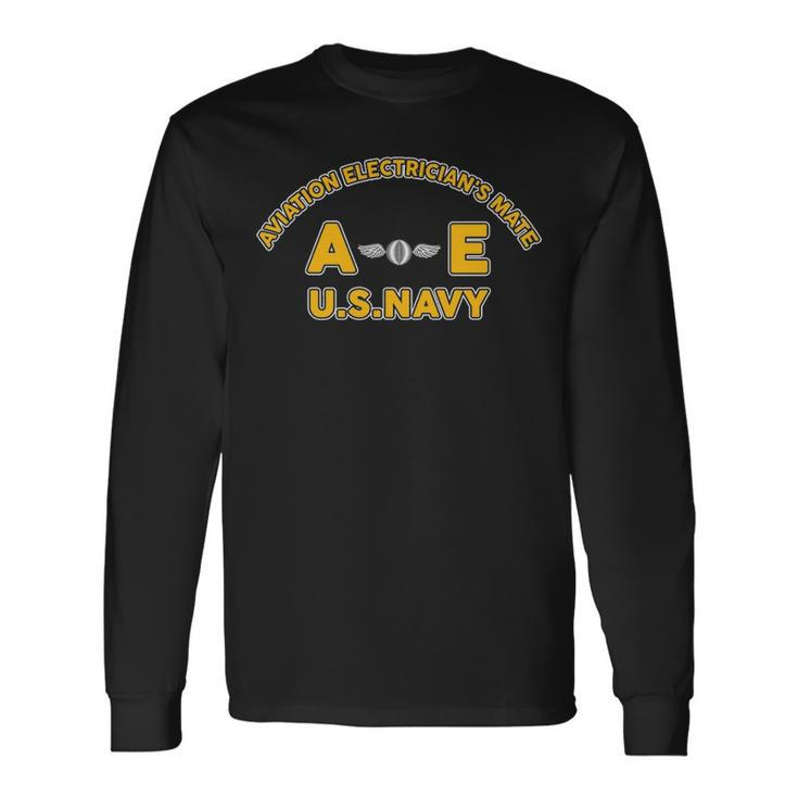 Aviation Electricians Mate Ae Long Sleeve T-Shirt