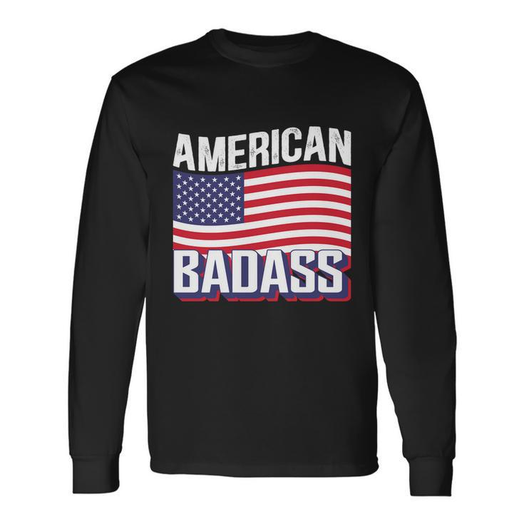 Badass Graphic 4Th Of July Plus Size Long Sleeve T-Shirt