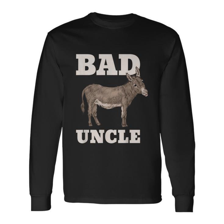 Badass Uncle Pun Cool Long Sleeve T-Shirt