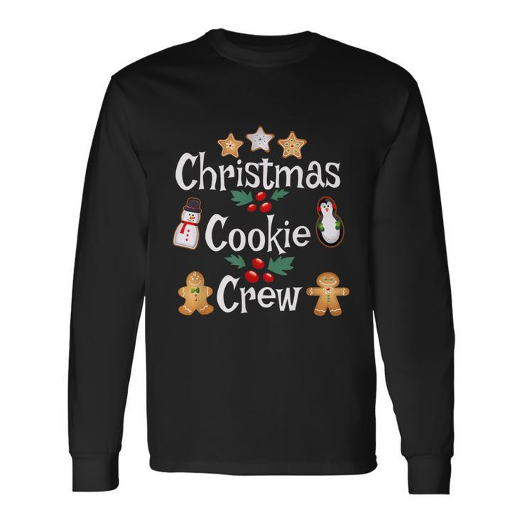 Bakers Christmas Cookie Crew Baking Team Holiday Cute Long Sleeve T-Shirt