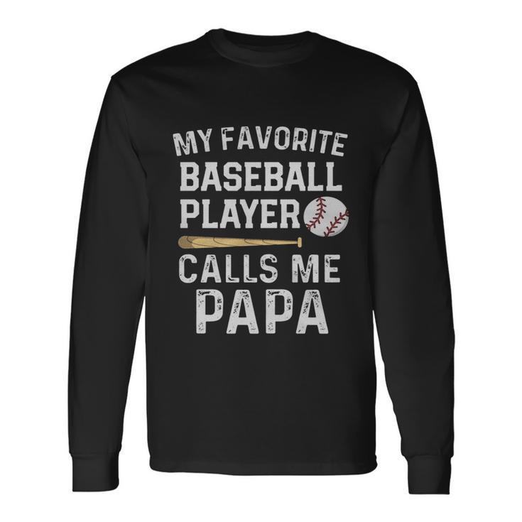 Baseball Papa V2 Long Sleeve T-Shirt