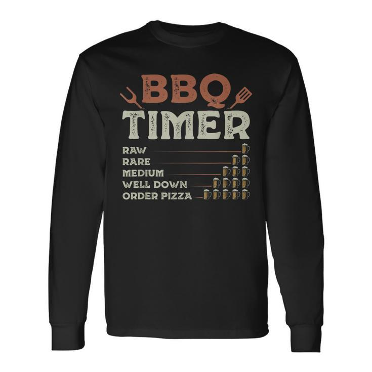 Bbq Grill Chef Grilling Master Barbecue Lover Bbq V2 Long Sleeve T-Shirt
