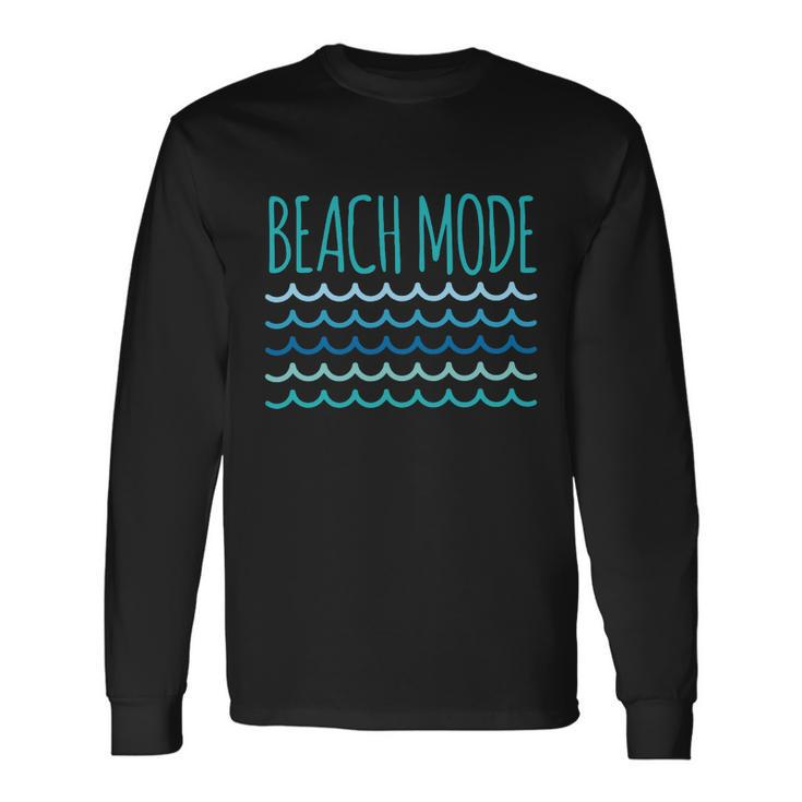 Beach Mode Ocean Wave Long Sleeve T-Shirt