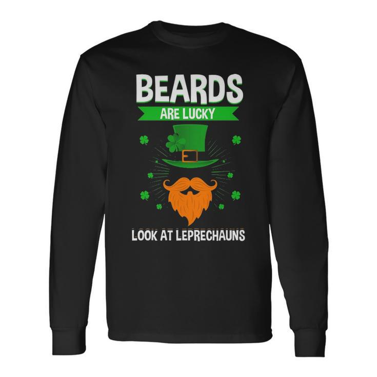 Beards Are Lucky Long Sleeve T-Shirt