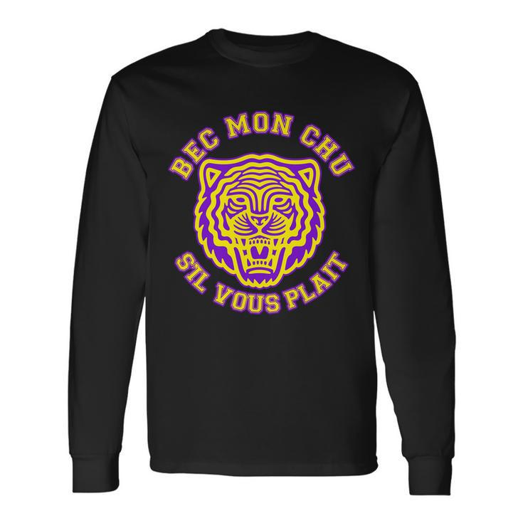 Bec Mon Chu Sil Vous Plait Tiger Tshirt Long Sleeve T-Shirt Gifts ideas