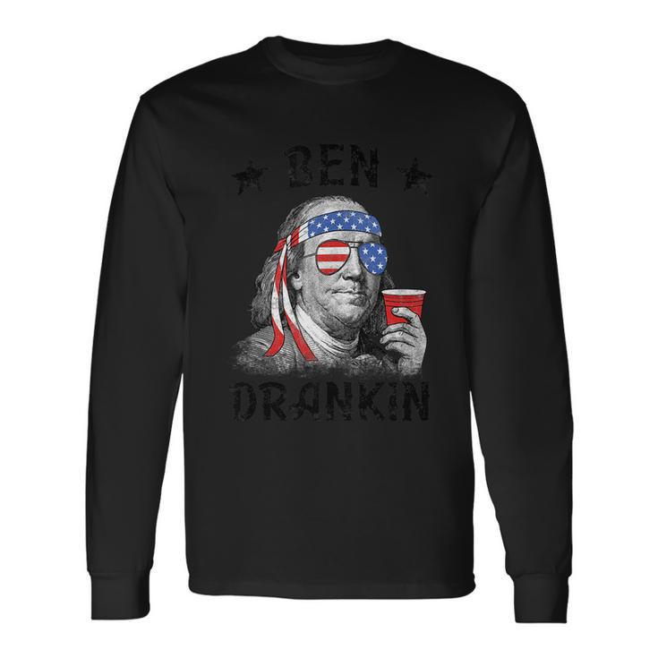 Ben Drankin 4Th Of July Long Sleeve T-Shirt Gifts ideas