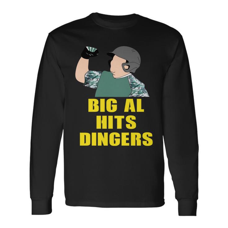 Big Al Hits Dingers Tshirt Long Sleeve T-Shirt