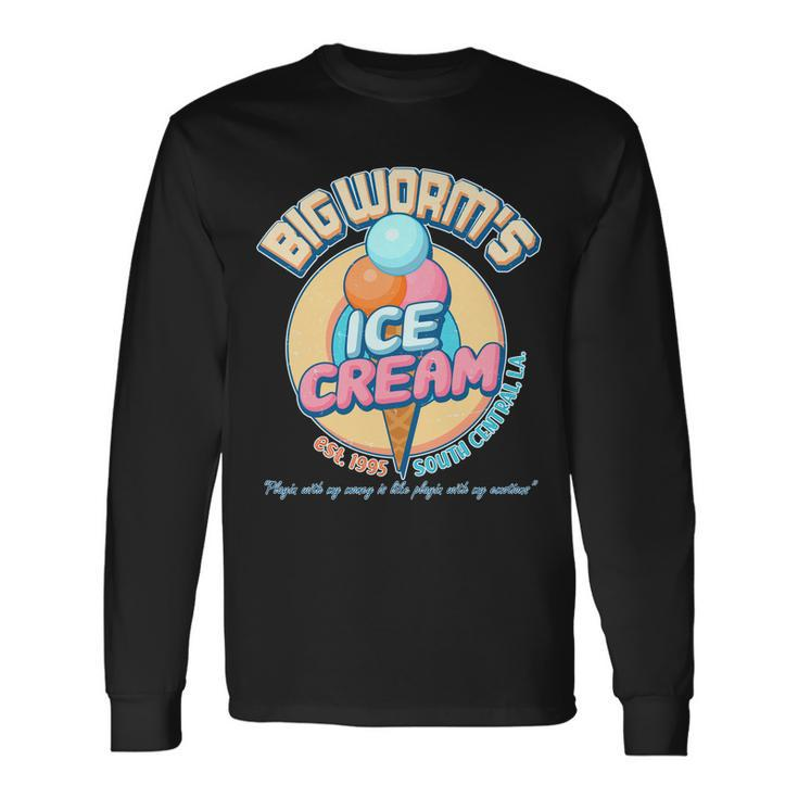 Big Worms Ice Cream Est 1995 Tshirt Long Sleeve T-Shirt