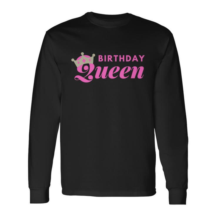 Birthday Queen Crown V2 Long Sleeve T-Shirt