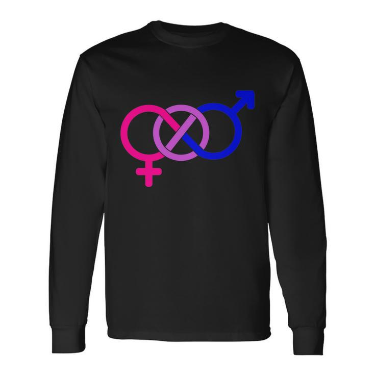 Bisexual Bi Pride Shirt Gay Parade Lgbtq Tshirt Long Sleeve T-Shirt