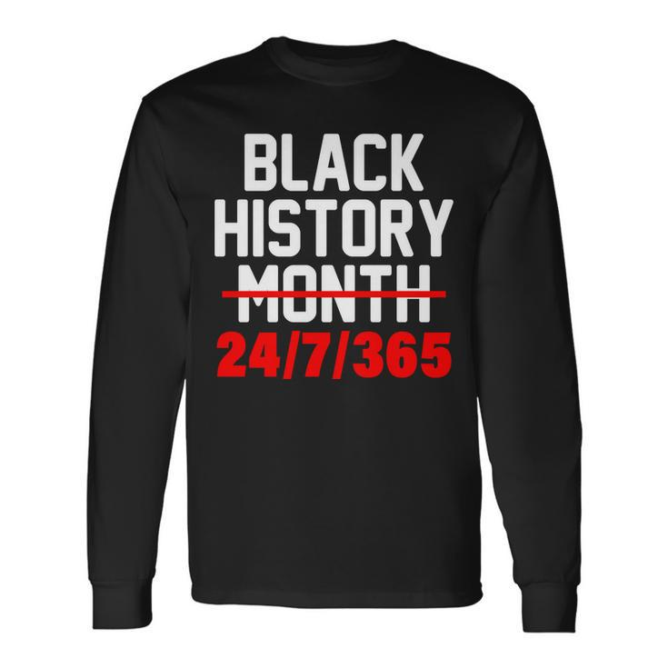 Black History Month All Year Tshirt Long Sleeve T-Shirt Gifts ideas