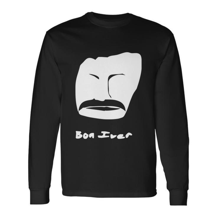 Bon Iver Face Long Sleeve T-Shirt