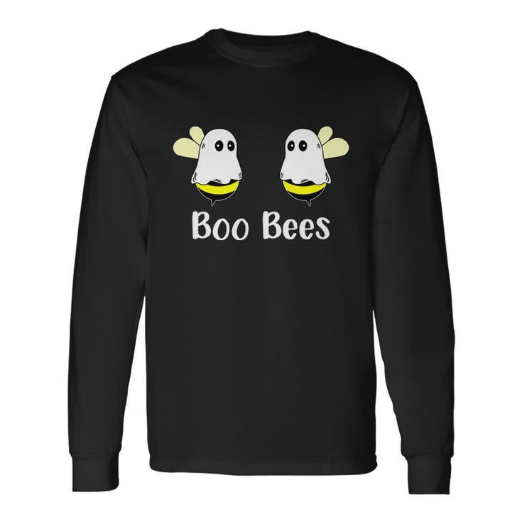 Boo Bees Halloween Quote V2 Long Sleeve T-Shirt