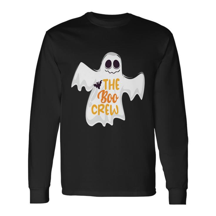 The Boo Crew Halloween Quote Long Sleeve T-Shirt