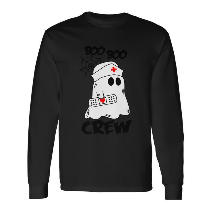 Boo Boo Crew Halloween Quote V4 Long Sleeve T-Shirt