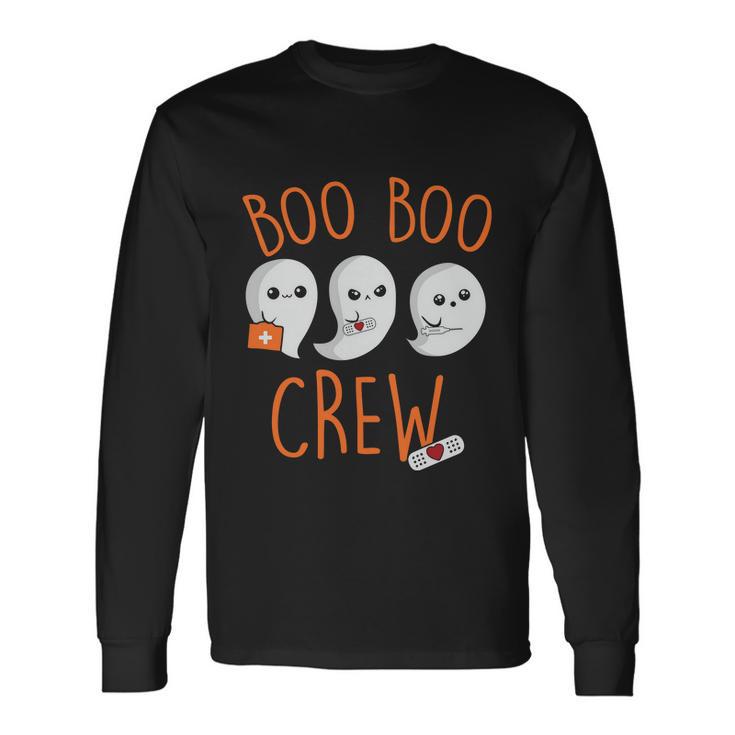 Boo Boo Crew Halloween Quote V8 Long Sleeve T-Shirt Gifts ideas