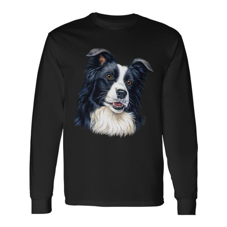 Border Collie Tshirt Long Sleeve T-Shirt