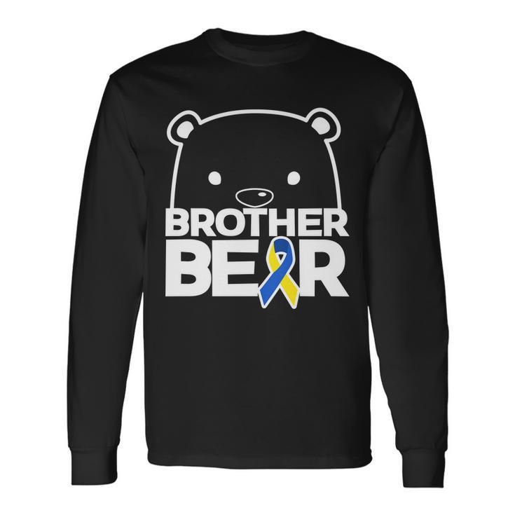 Brother Bear Down Syndrome Awareness Long Sleeve T-Shirt