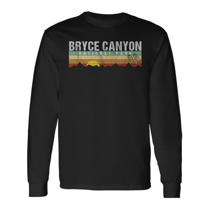 Bryce Canyon National Park Utah Camping Hiking Long Sleeve T-Shirt
