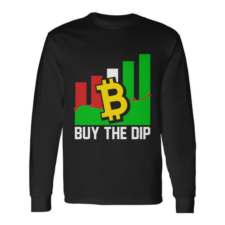 Buy The Dip Blockchain Bitcoin S V G Shirt Long Sleeve T-Shirt