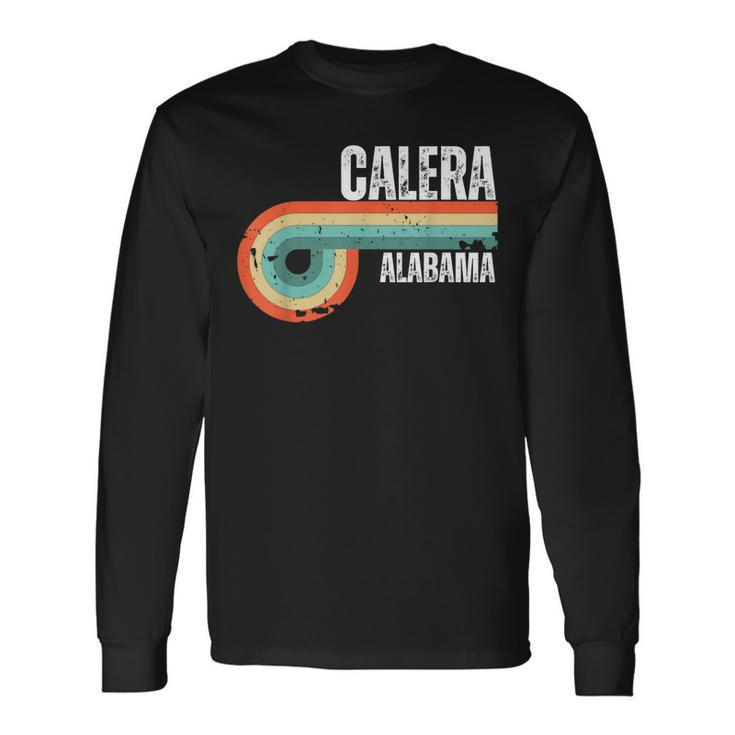 Calera City Alabama State Vintage Retro Souvenir Long Sleeve T-Shirt