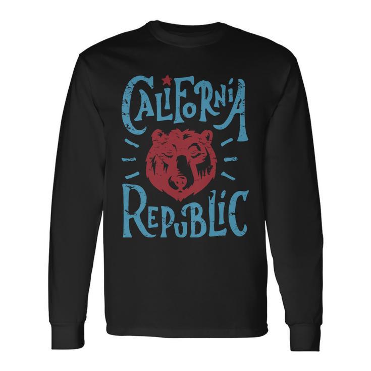 California Republic Vintage Tshirt Long Sleeve T-Shirt