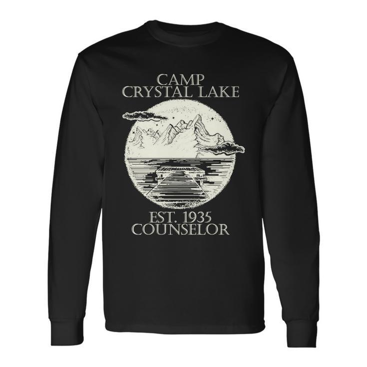 Camp Crystal Lake Counselor Tshirt Long Sleeve T-Shirt